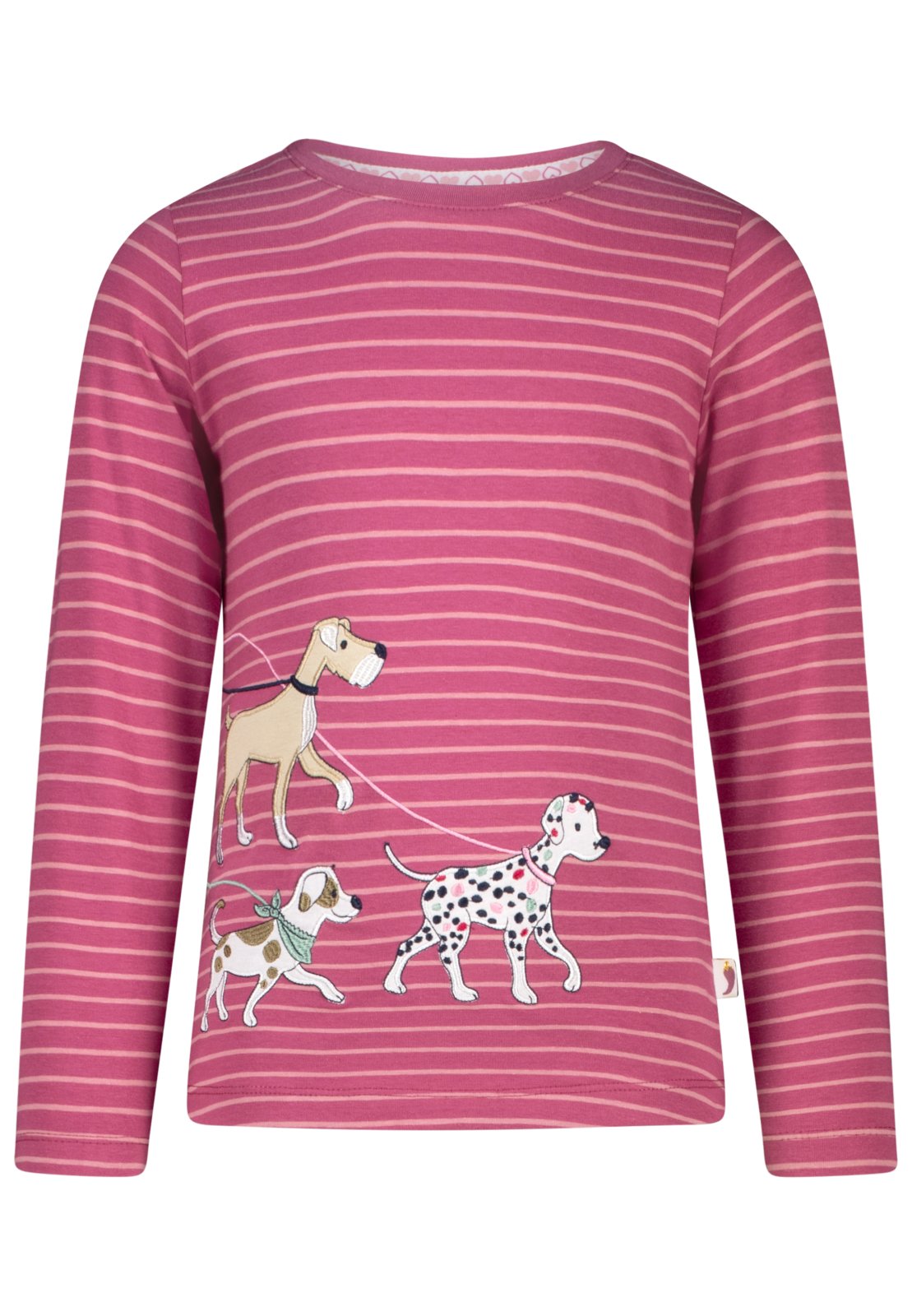 Salt and Pepper Langarmshirt Hunde gestreift
