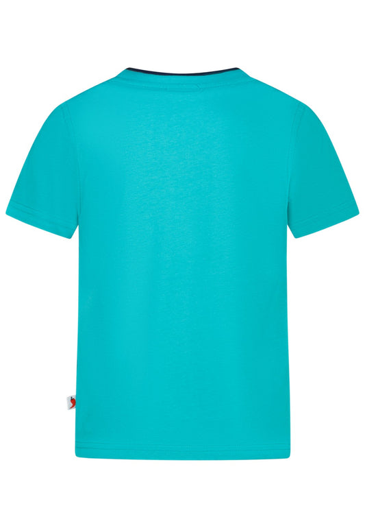 Salt and Pepper T-Shirt mit Traktor-Stick-Applikation