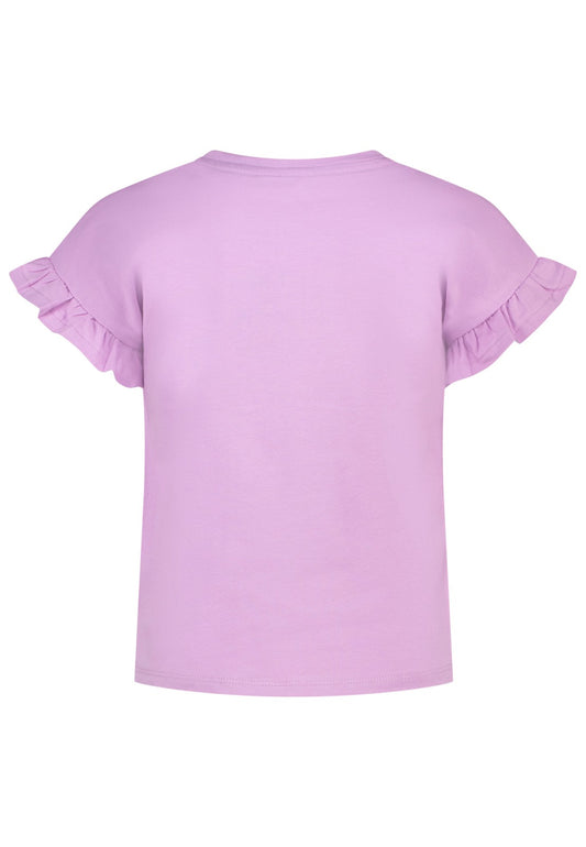 Salt and pepper T-Shirt mit Einhorn Stickerei und Pailletten