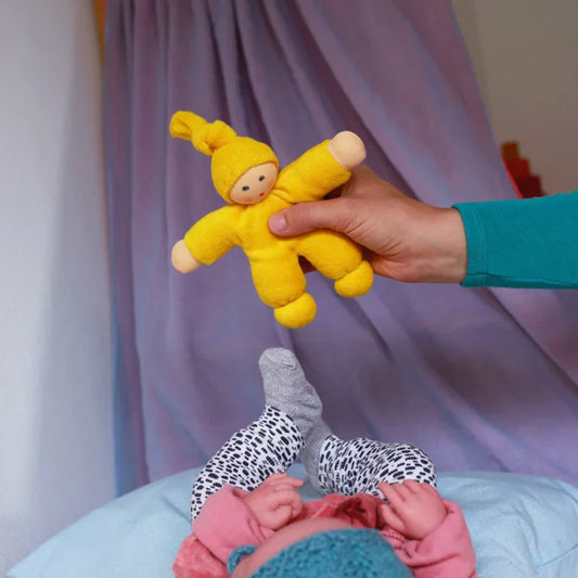 Nanchen Puppe Pimpel gelb