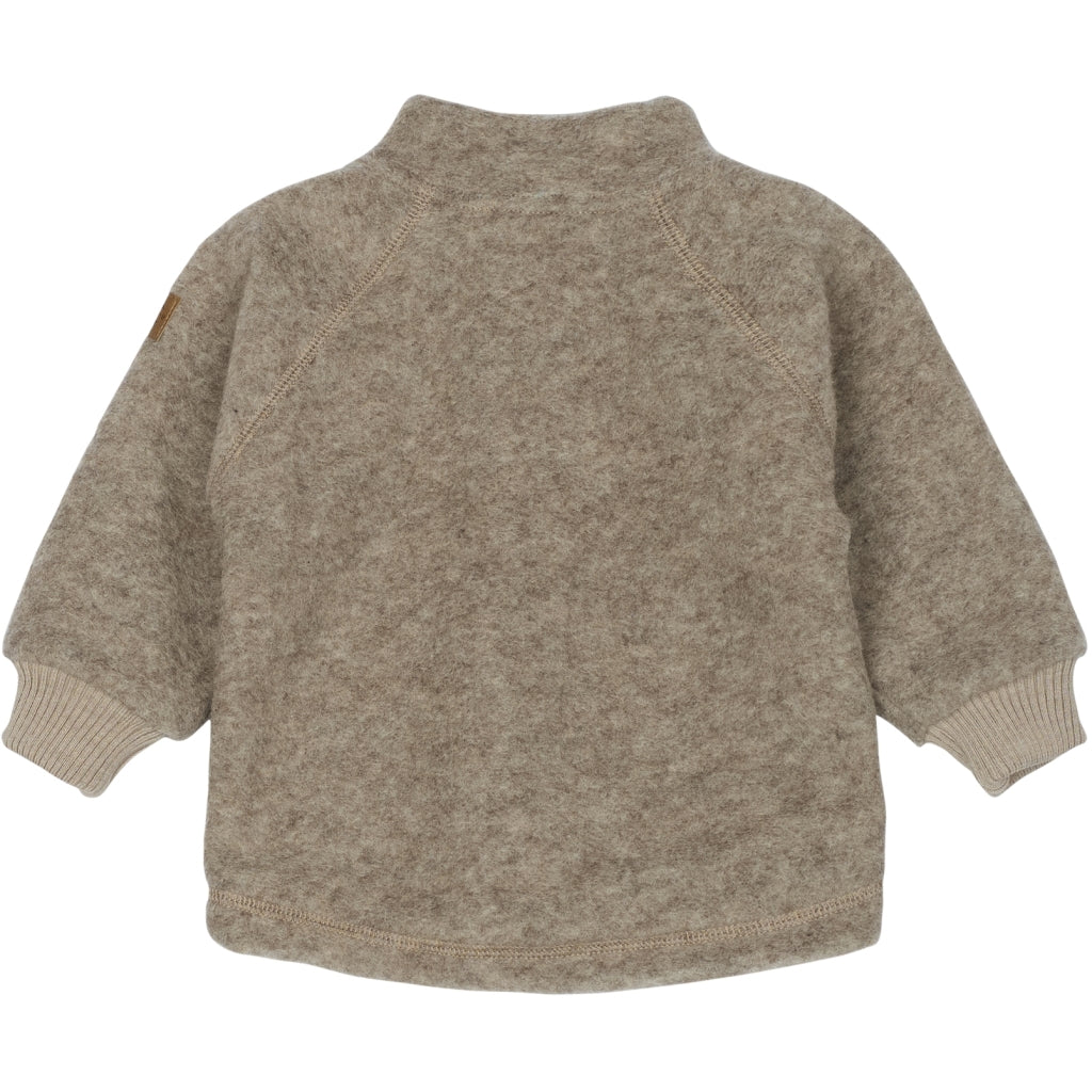 Mikk-Line Wolljacke aus Merinowolle in Melange Denver