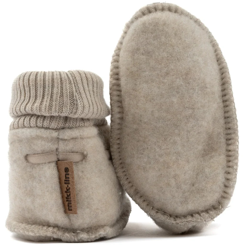 Mikk-line Baby-Schuhe aus Merinowolle