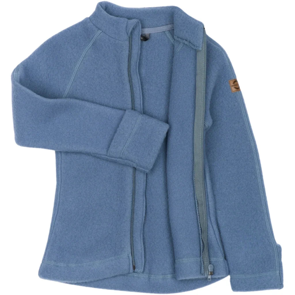 Mikk-line Jacke aus Merinowolle in Blau
