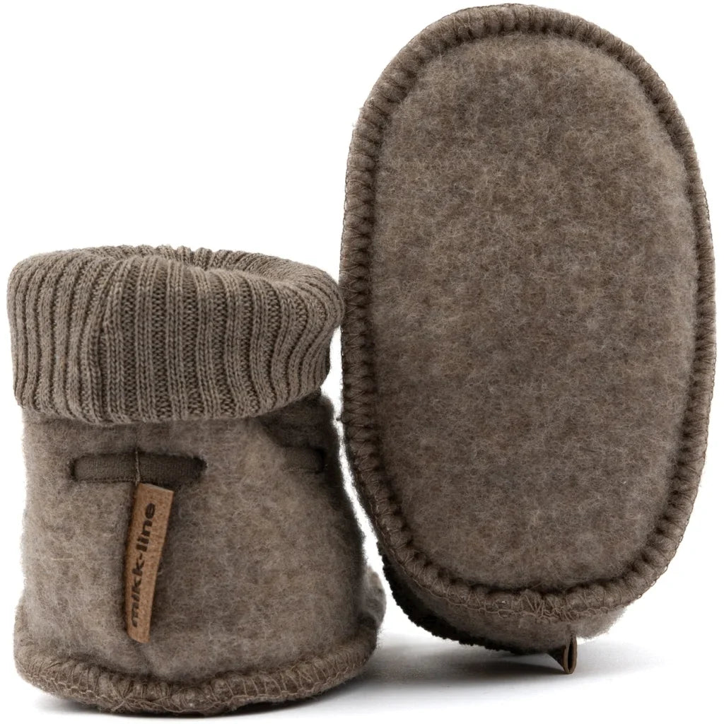 Mikk-line Baby-Schuhe aus Merinowolle