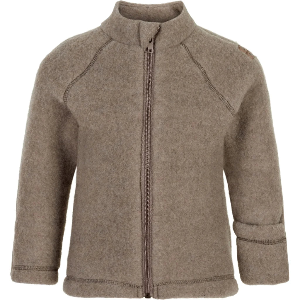 Mikk-line Jacke aus Merinowolle in Hellbraun