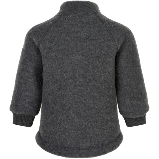 Mikk-line Jacke aus Merinowolle in Dunkelgrau