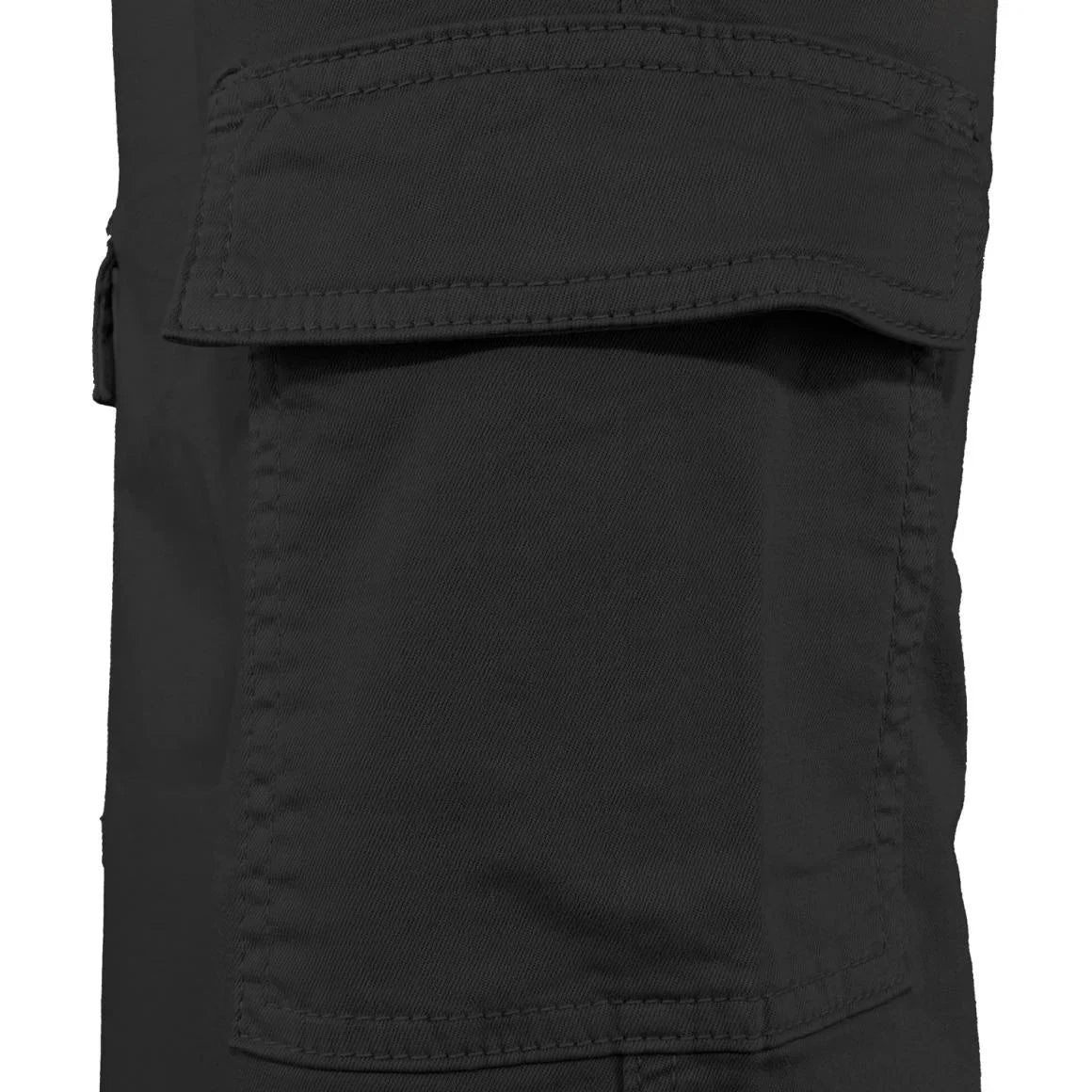 Blue Effect Wide Leg Cargohose in Schwarz