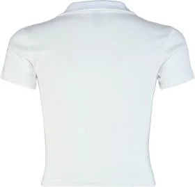 Blue Effect Polo-Shirt Crop