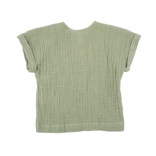 Maximo Hemd Kurzarm aus Musselin GOTS