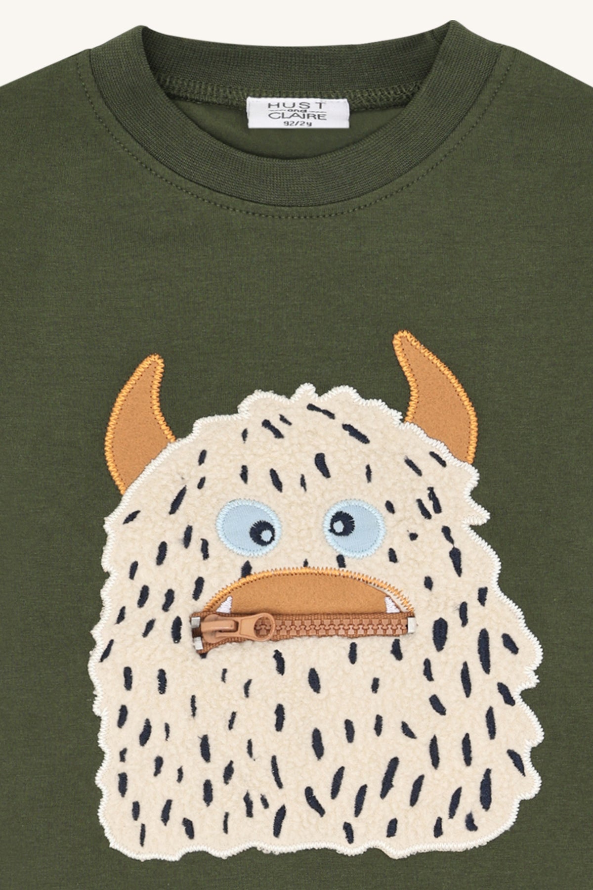 Hust&Claire Langarmshirt mit süßem Monster