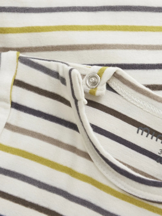 Minymo Langarmshirt geringelt GOTS