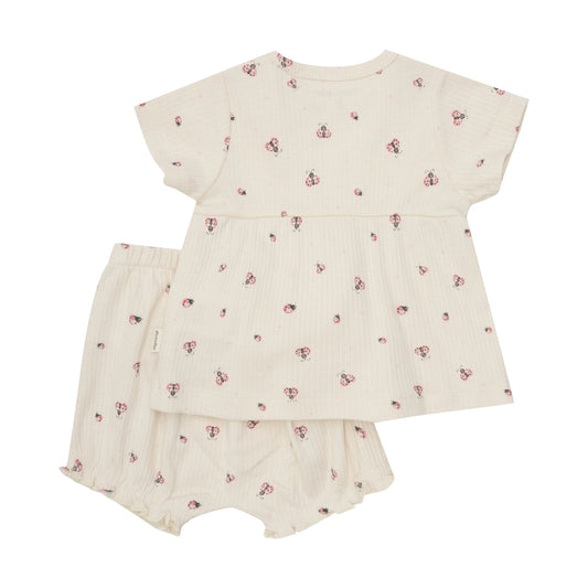 Minymo Set aus T-Shirt und Shorts GOTS