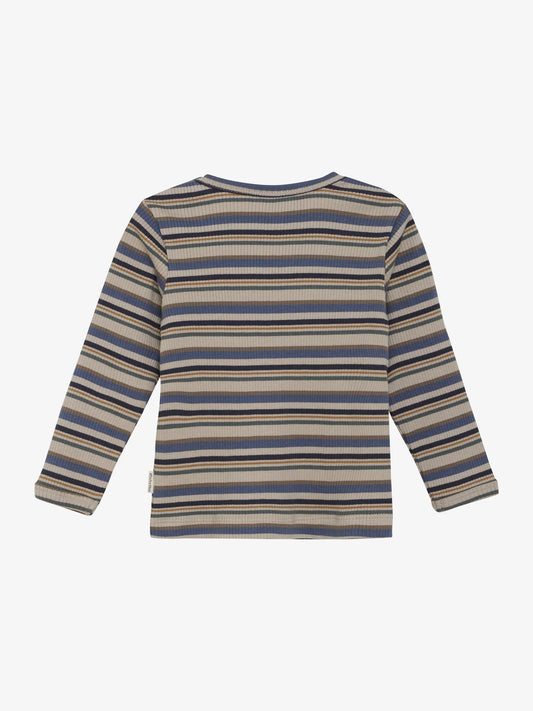 Minymo Langarmshirt gestreift gerippt
