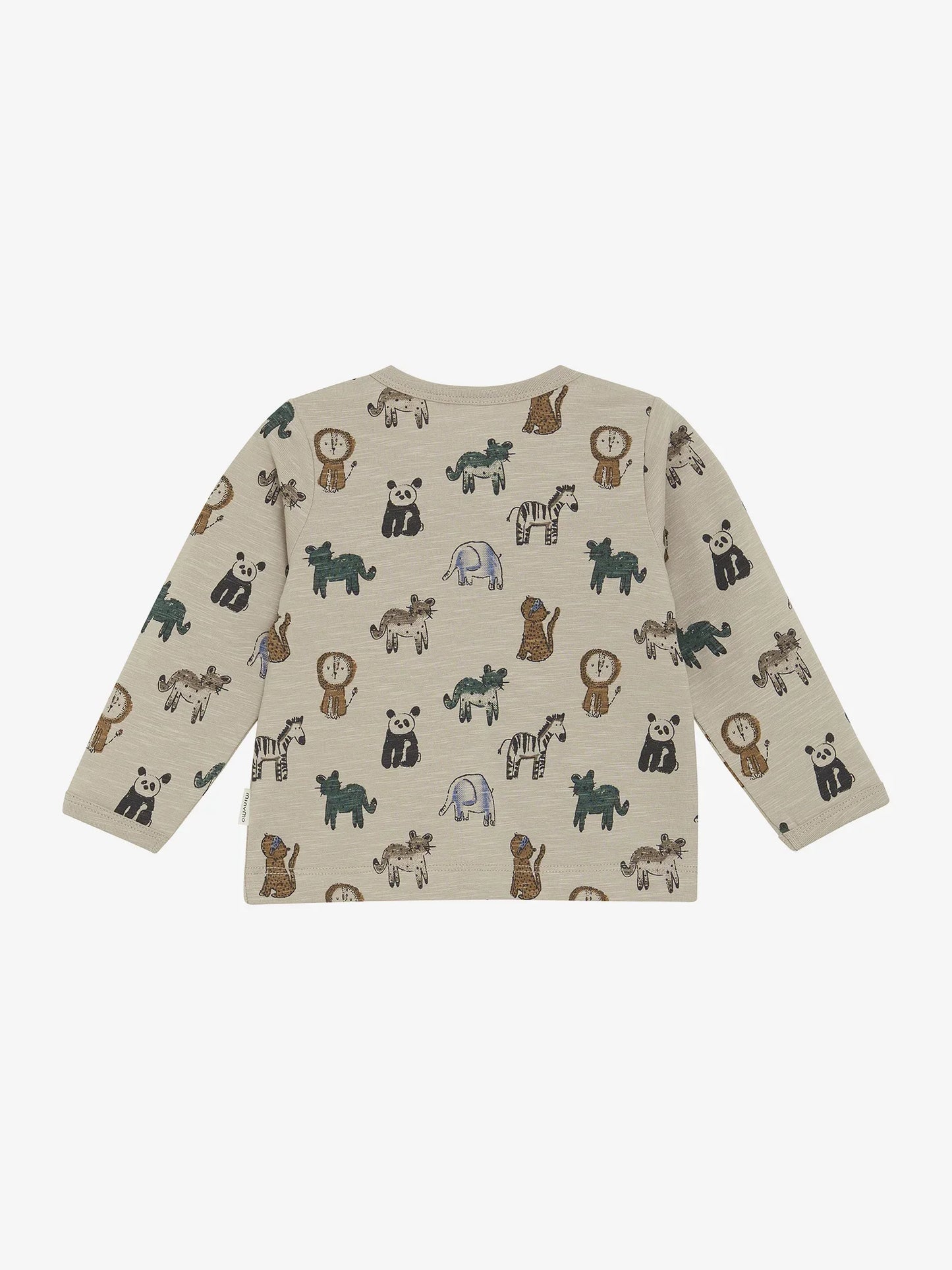 Minymo Langarmshirt mit Tierprint GOTS