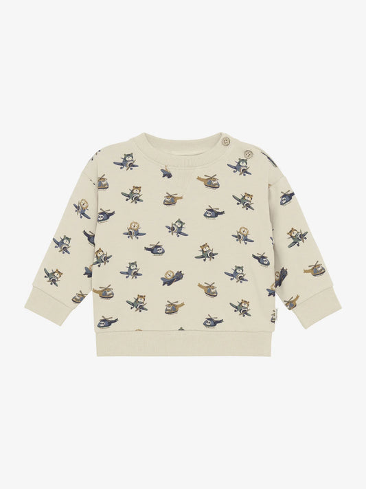 Minymo Sweatshirt mit Tierprint