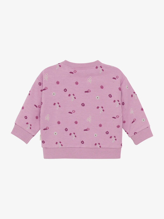 Minymo Sweatshirt mit Blümchenprint