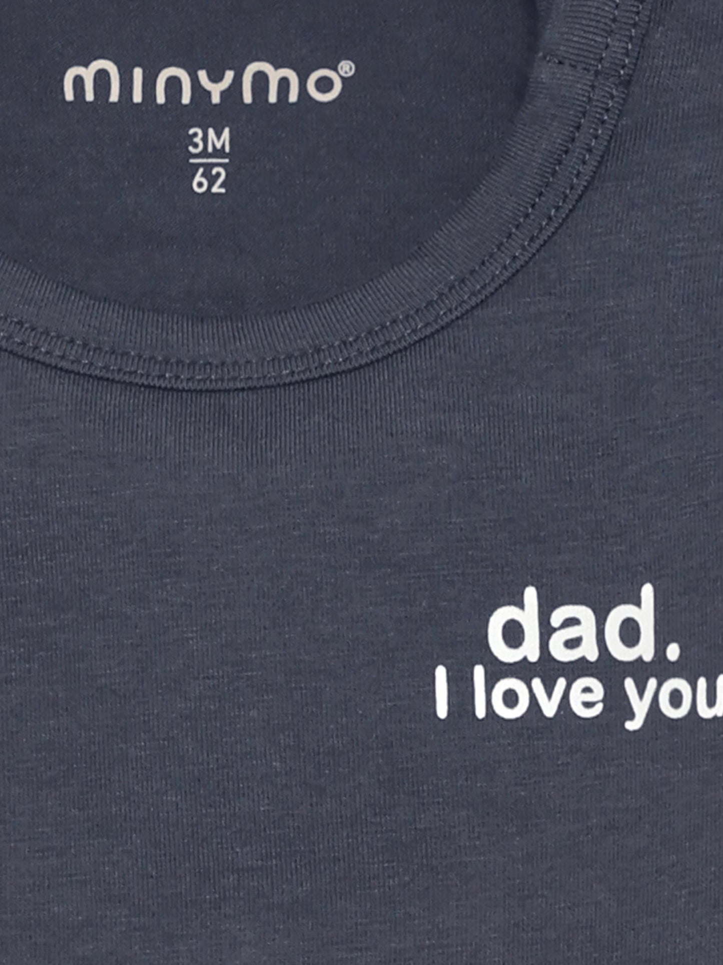 Minymo Langarmshirt Dad - I love you GOTS