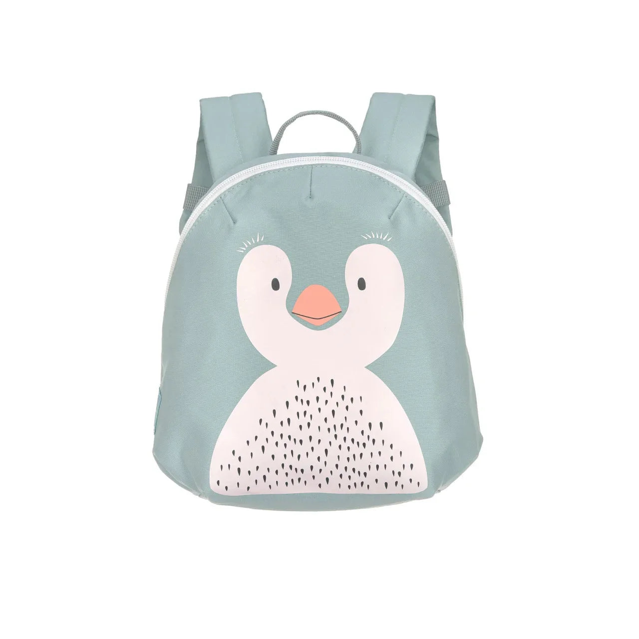 Lässig Kindergartenrucksack Tiny - Pinguin, Hellblau