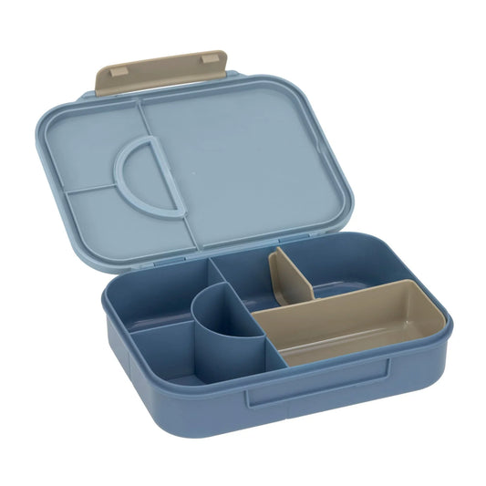 Lässig Brotdose Kinder - Bento Lunchbox, Pattern Party Blau