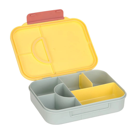 Lässig Brotdose Kinder - Bento Lunchbox, Happy Trails, Blume