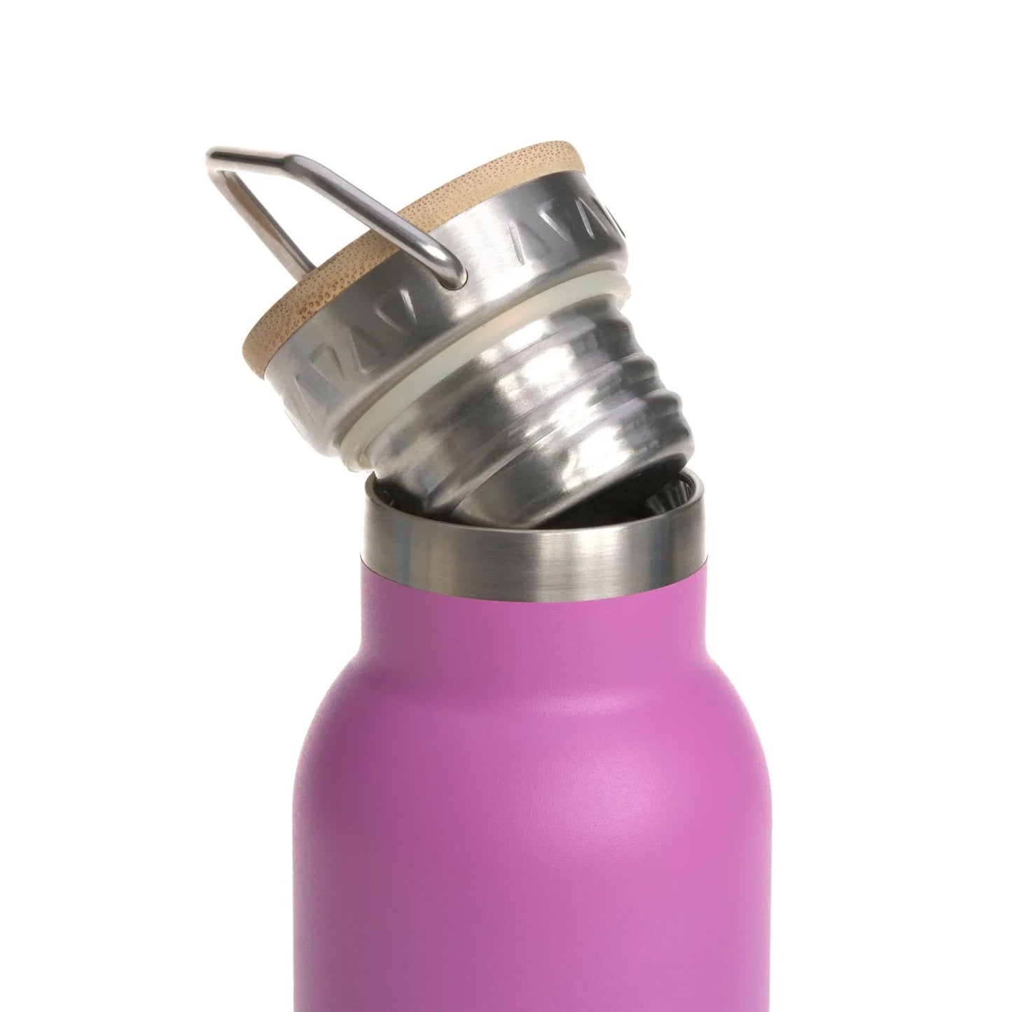 Lässig Edelstahl Kinder Trinkflasche 460 ml - Unique Gradient, purple