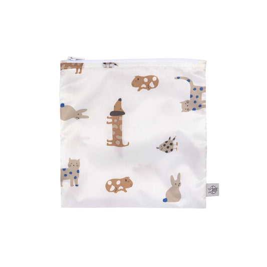 Lässig Frühstücksbeutel (2 Stk) - Snack Bag, Little Mateys Royal Blau