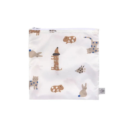 Lässig Frühstücksbeutel (2 Stk) - Snack Bag, Little Mateys Royal Blau