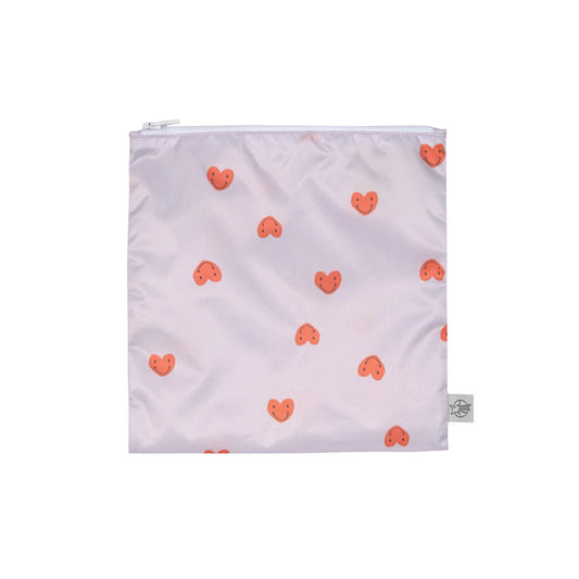 Lässig Frühstücksbeutel (2 Stk) - Snack Bag, Happy Rascals Herz