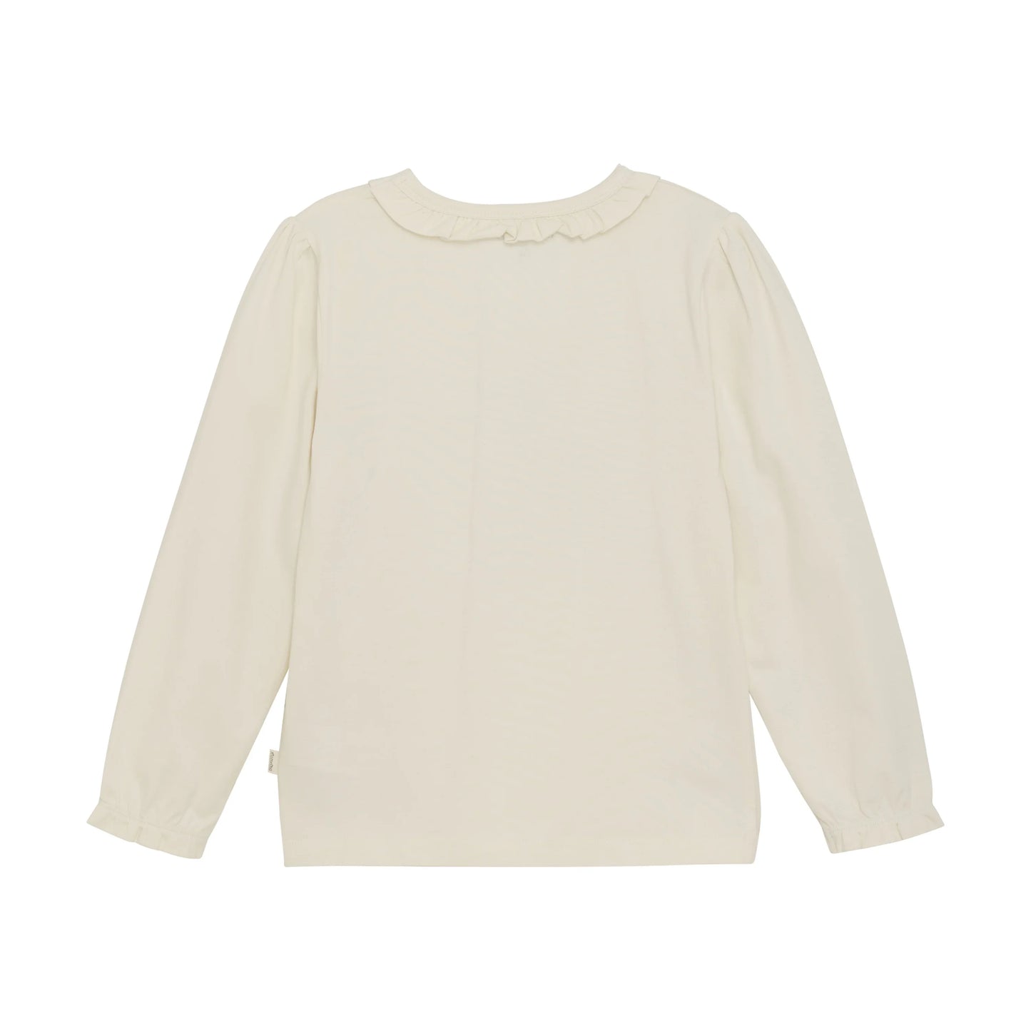 Minymo Langarmshirt mit Rüschenkragen