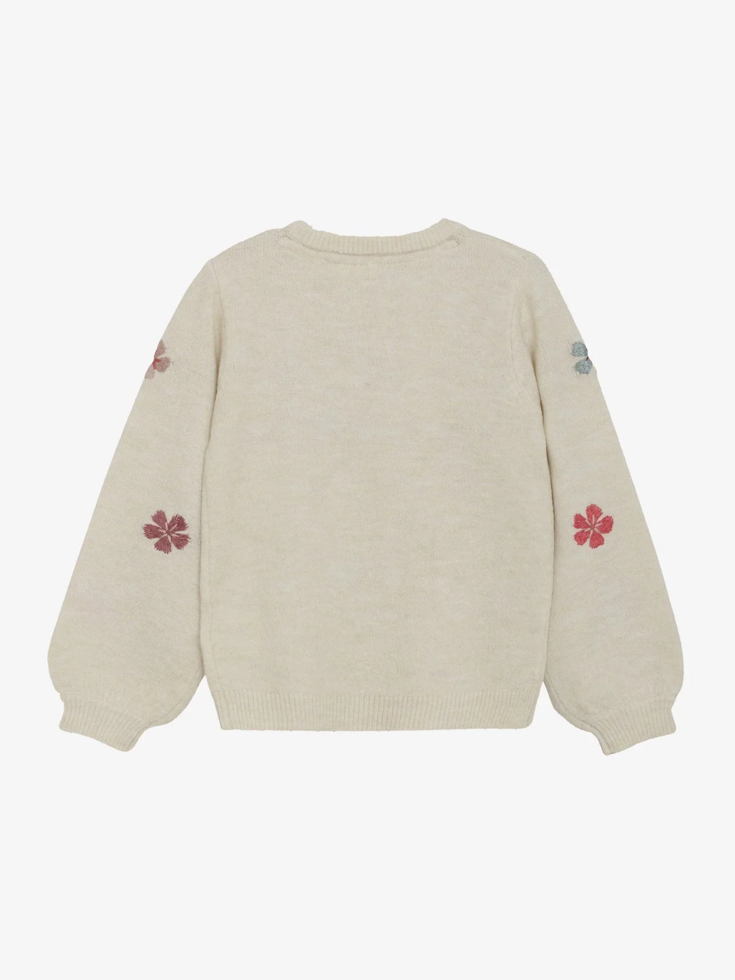 Minymo Strickpullover mit Blümchen