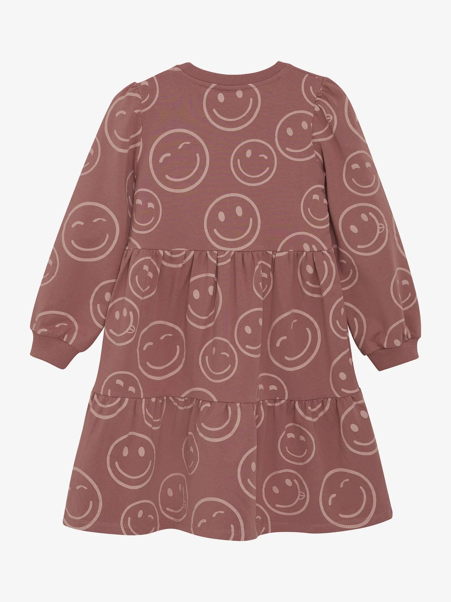 Minymo Sweatkleid mit Smileys GOTS