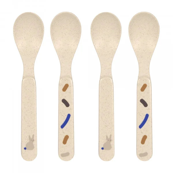 Lässig Kinderlöffel Set (4 Stk), Little Mateys Royal Blau