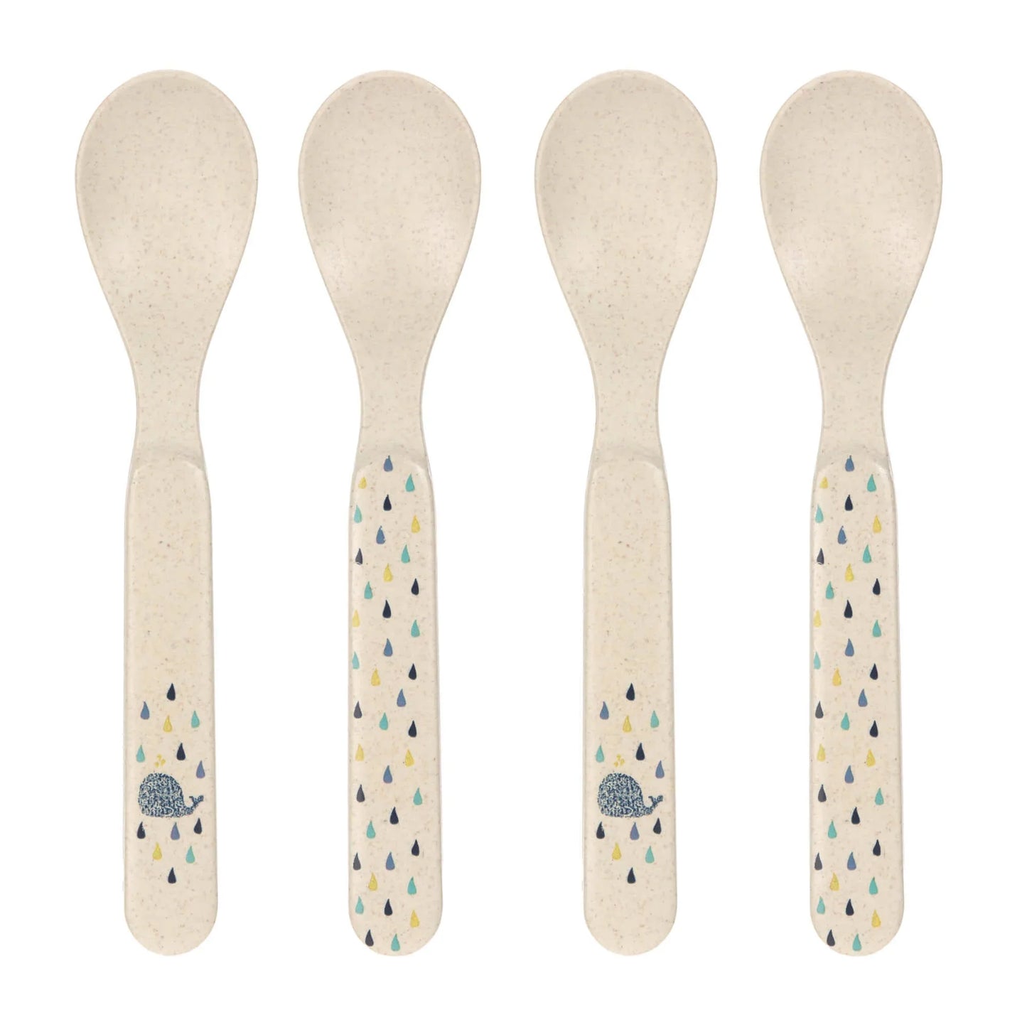 Löffel - Spoon Set PP Cellulose, Little Water Whale von Lässig