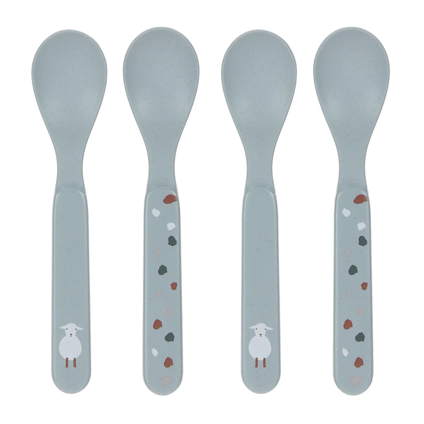 Löffel - Spoon Set PP Cellulose, Tiny Farmer Sheep Goose, von Lässig