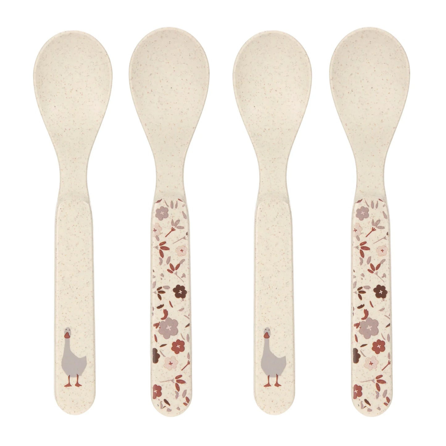 Löffel - Spoon Set PP Cellulose, Tiny Farmer Sheep Goose, von Lässig