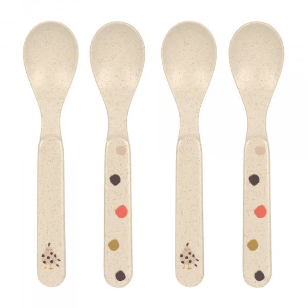 Lässig Kinderlöffel Set (4 Stk), Little Mateys Spicy Orange