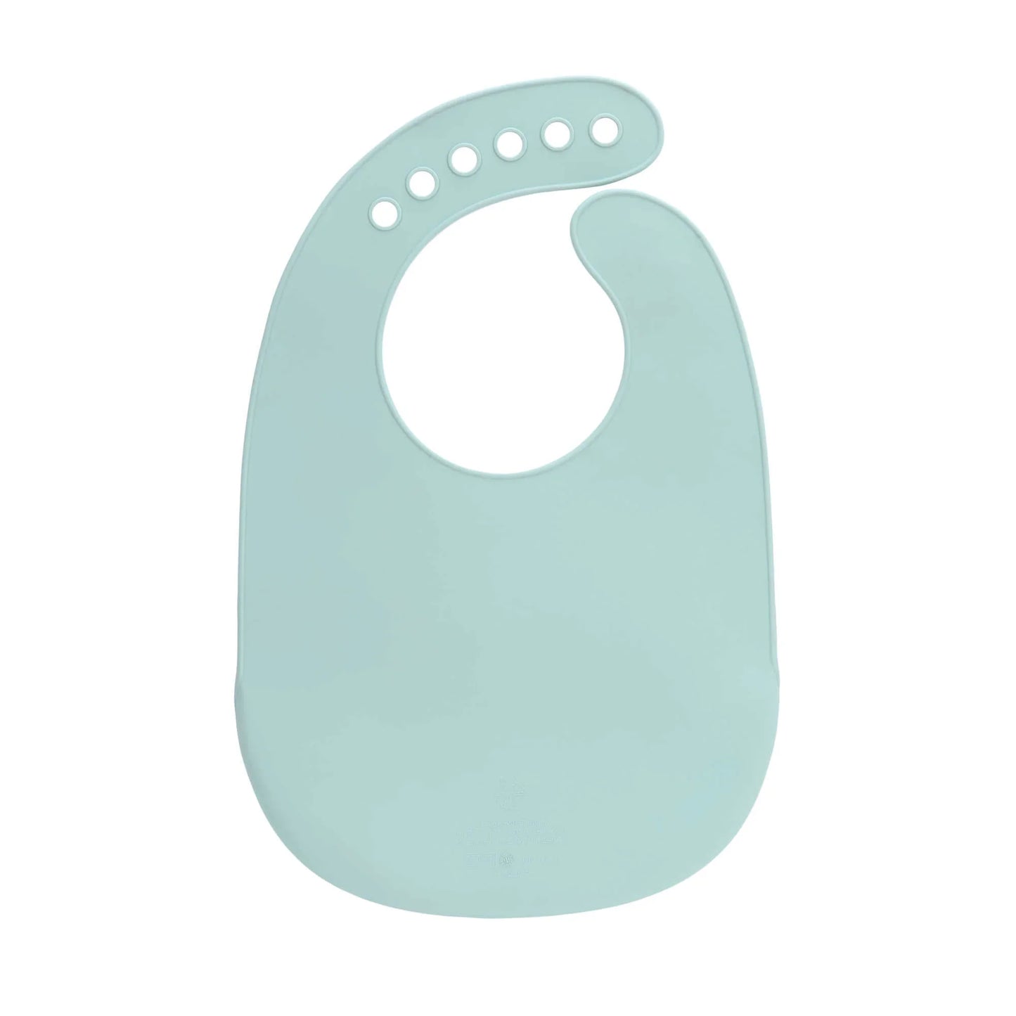 LÄSSIG Silikon Lätzchen - Silicone Bib, Little Chums Mouse Blue