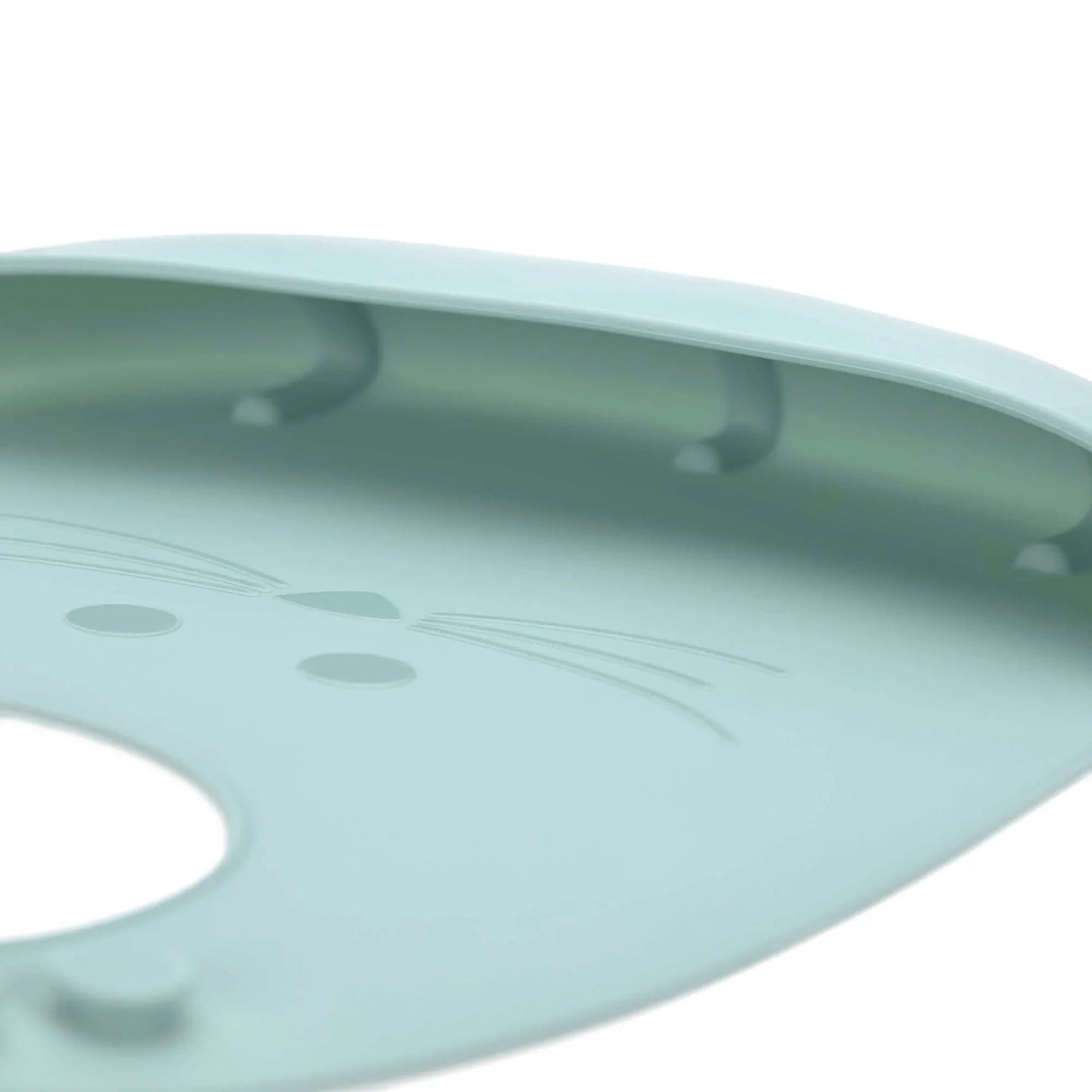 LÄSSIG Silikon Lätzchen - Silicone Bib, Little Chums Mouse Blue