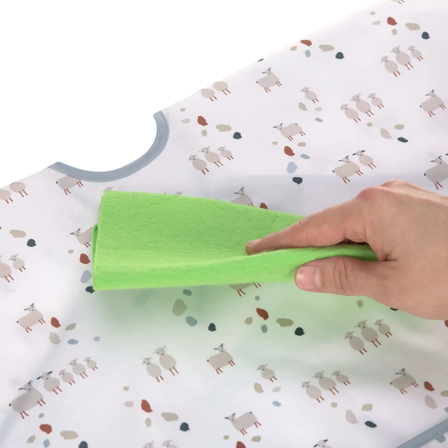 Lätzchen - Ärmellätzchen - Tiny Farmer Sheep im 2er Set von Lässig