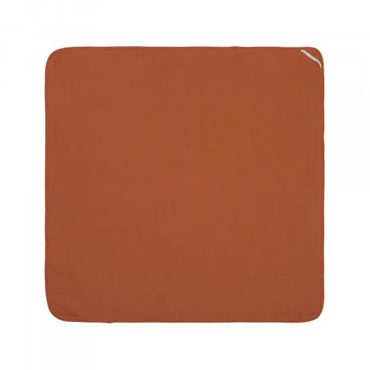 Lässig Kapuzenhandtuch aus Musselin rust