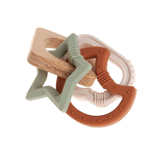 Lässig Greifling mit Beißhilfe - Little Universe, Wolke Stern Mond