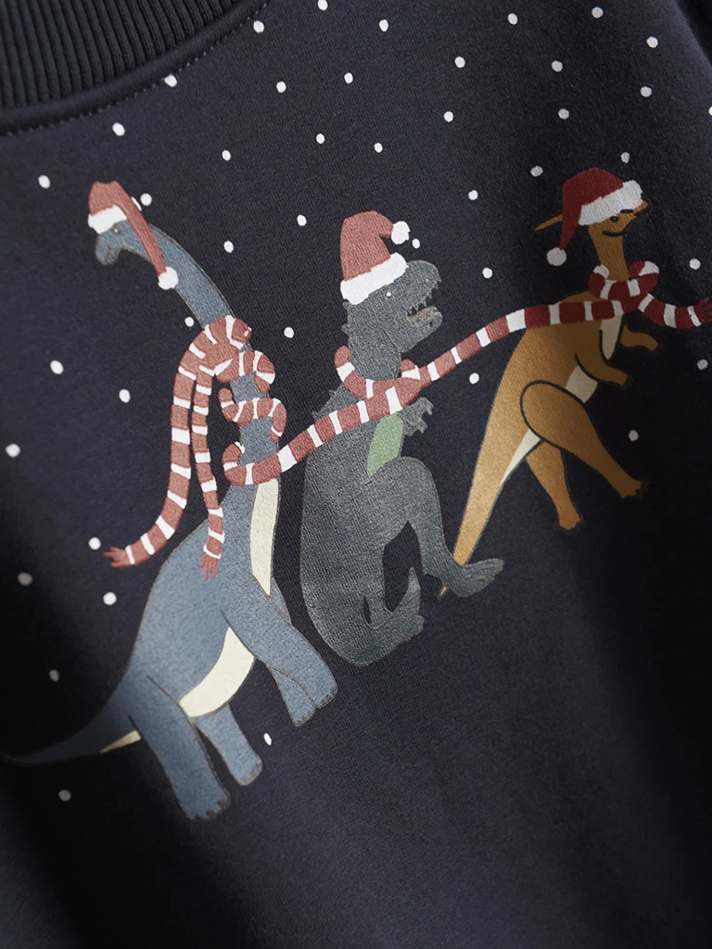 Minymo Weihnachtssweatshirt mit Dinos