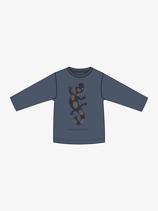 Minymo Langarmshirt mit Wendepailletten