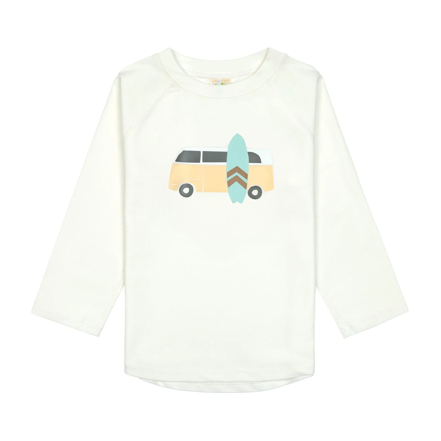 Lässig UV Shirt Kinder Langarm - Camper, Weiß