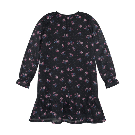 Minymo Kleid Langarm Dobby