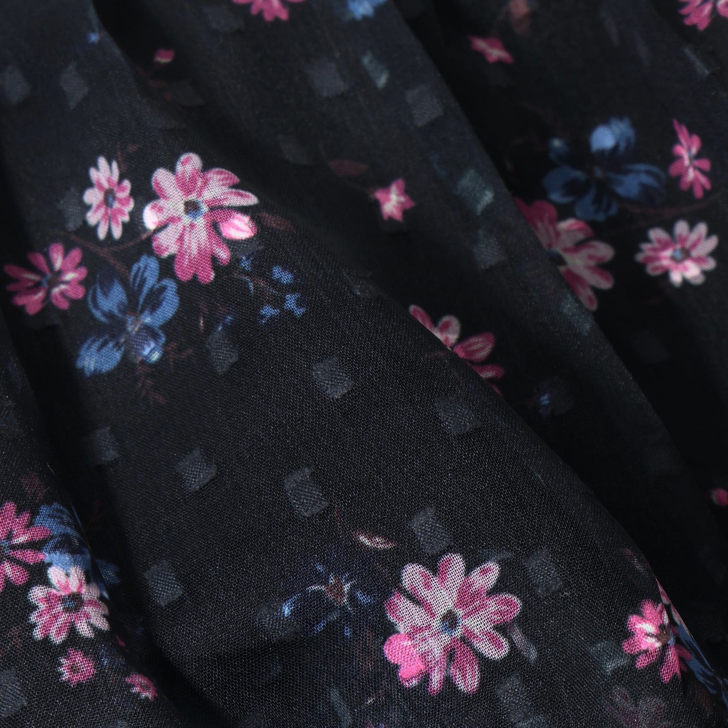 Minymo Kleid Langarm Dobby