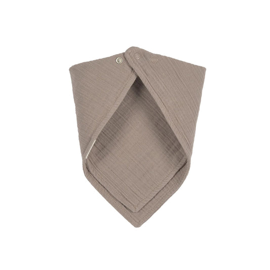 Lässig Dreieckstuch aus Musselin Taupe