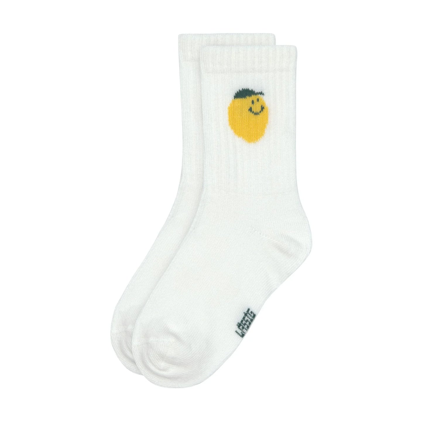 Lässig Tennissocken Kinder 3er-Set - Little Gang, Zitrone GOTS