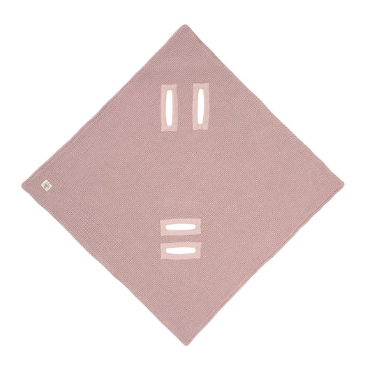 Lässig Einschlagdecke - Auto Kindersitz, Dusky Pink