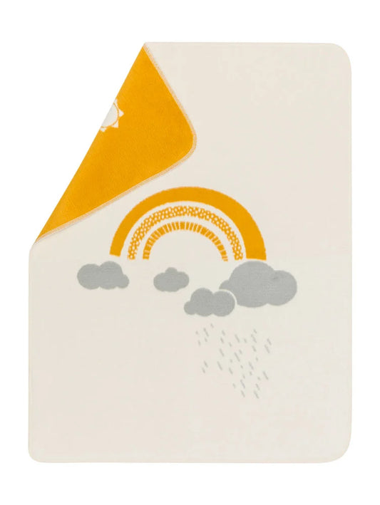 David Fussenegger Babydecke MAJA "Regenbogen" aus reiner Bio-Baumwolle GOTS